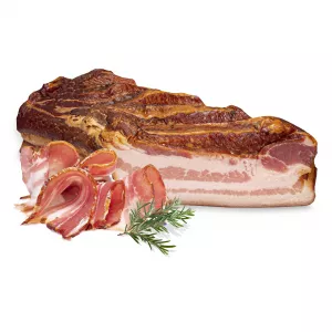 Údená bačová slanina