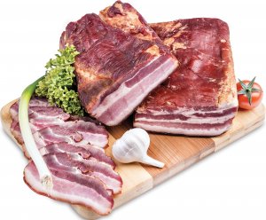 Údená bačová slanina